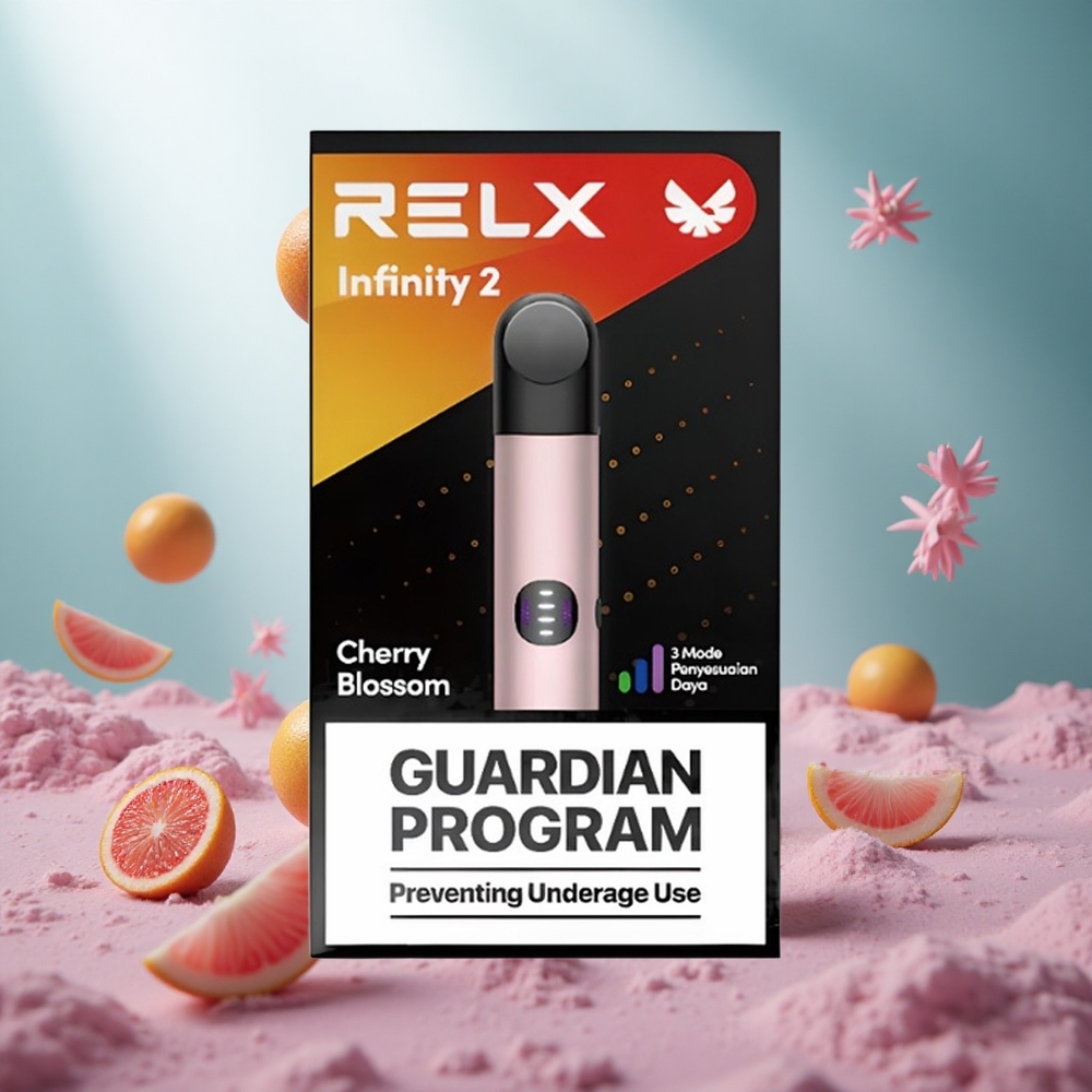 RELX Infinity 2 600-650 Puffs Roze Vape Device met 19 ml Pod Capaciteit en USB Type-C