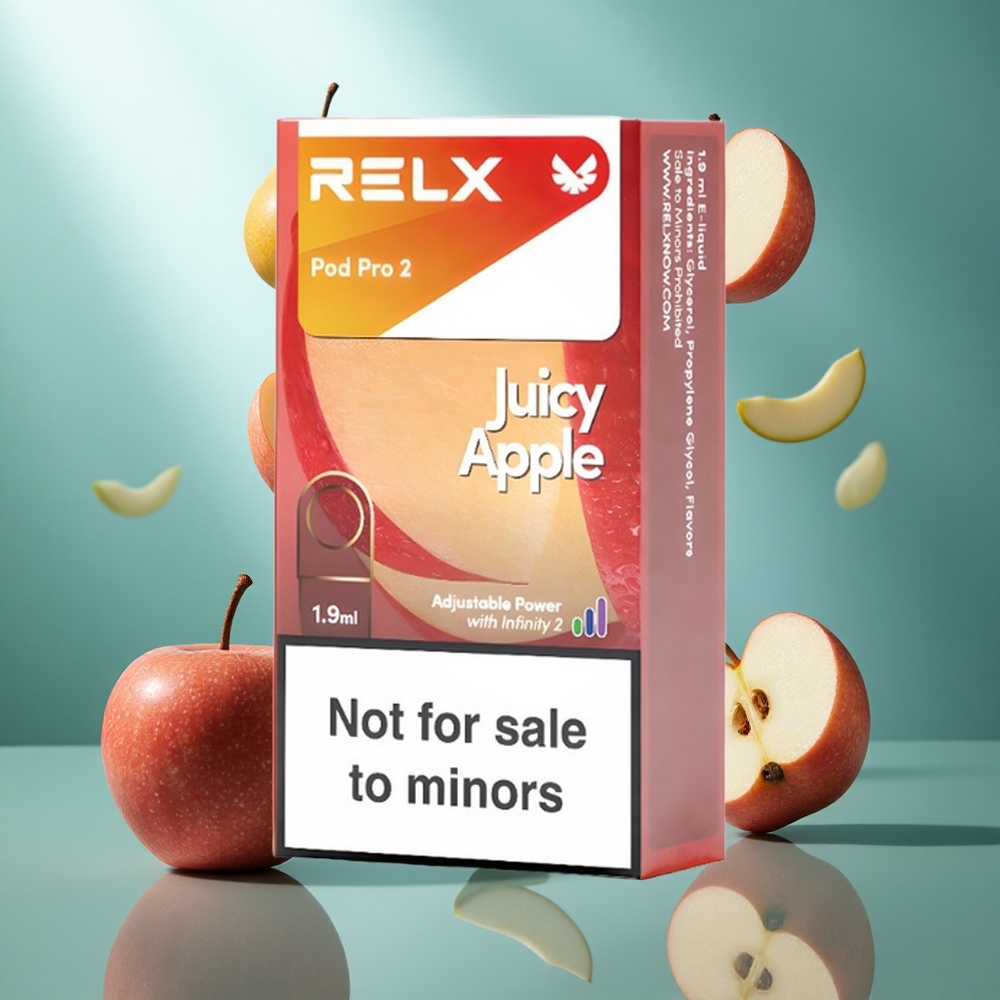 RELX Pod Pro 2 600 Puffs Appelachtig Nicotinevrij 19ml