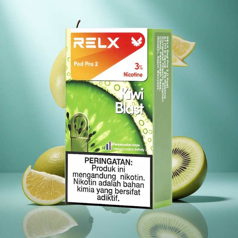 RELX Pod Pro 2 600 Puffs Kiwi Aroma 19ml Vloeistof 3 Nicotine