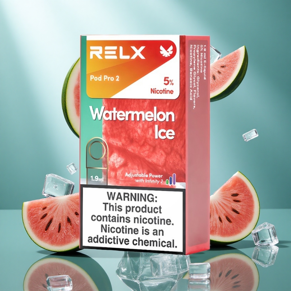 RELX Pod Pro 2 600 Puffs Watermeloen IJs 19ml Nicotine 5