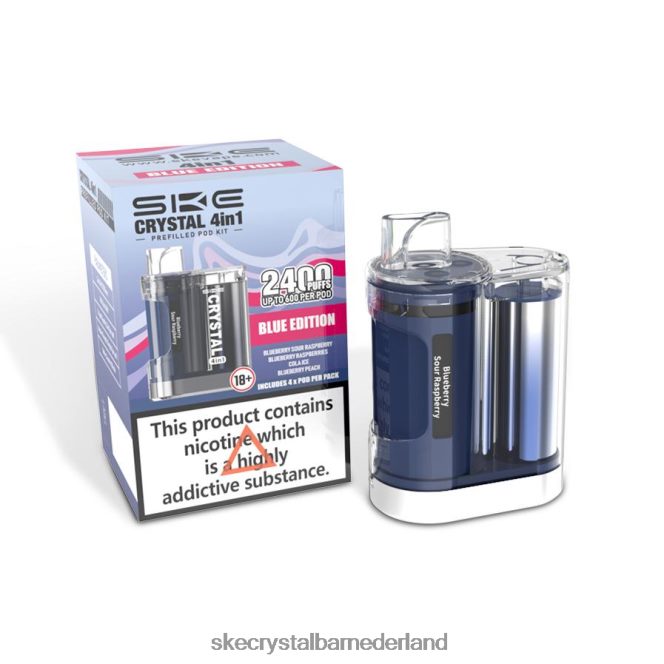 SKE crystal 2400 4 in 1 podkit gemengd blauwe editie - SKE vape bestellen 2FV8J4