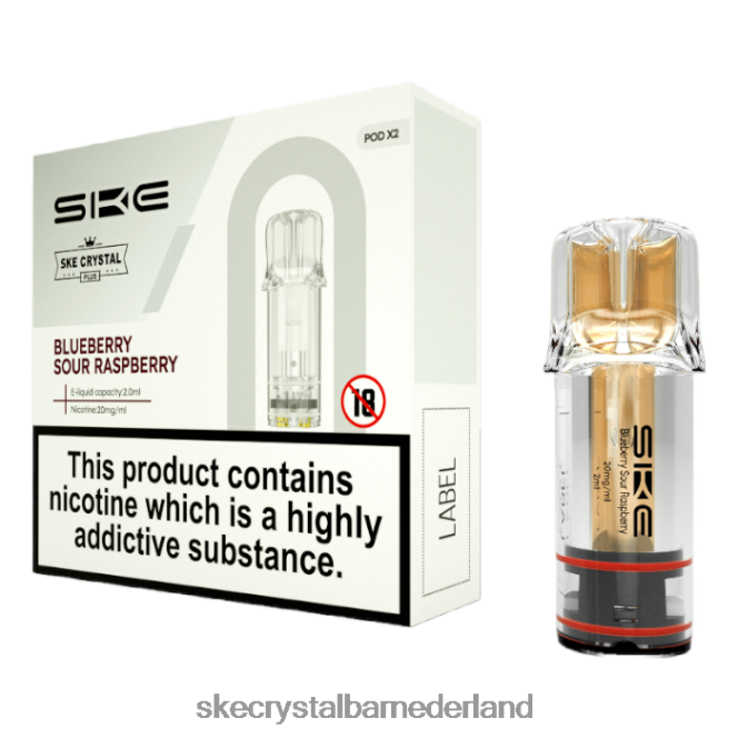 SKE kristallen vapes plus pods bosbes zure framboos - SKE vape flavours 2FV8J107