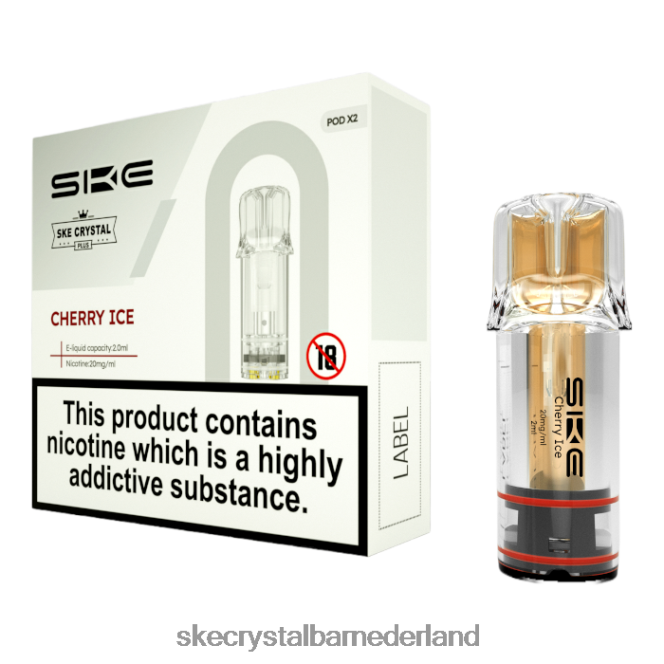 SKE kristallen vapes plus pods kersen ijs - SKE crystal bar Nederland 2FV8J106