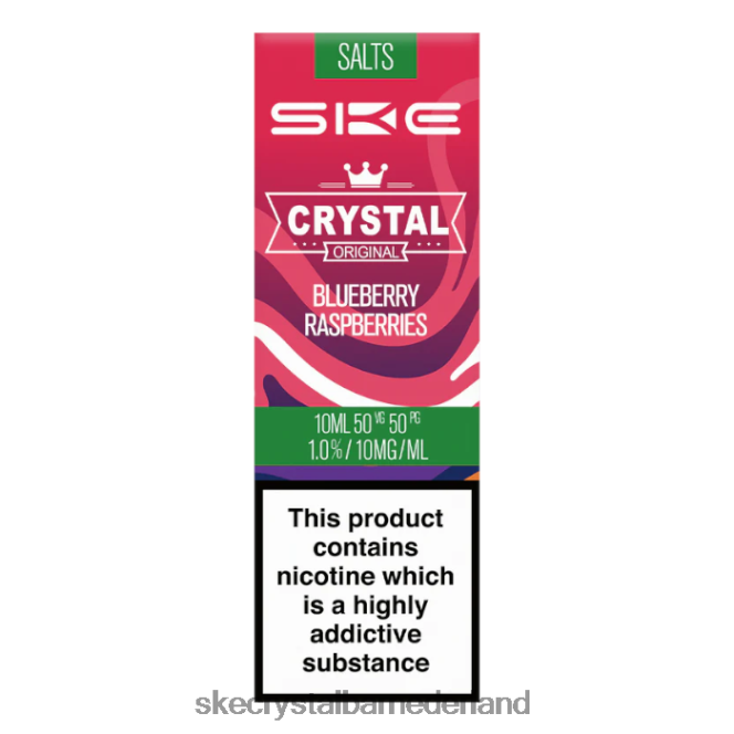 SKE kristalzout - 10 ml bosbessen frambozen - SKE vape Nederland 2FV8J112