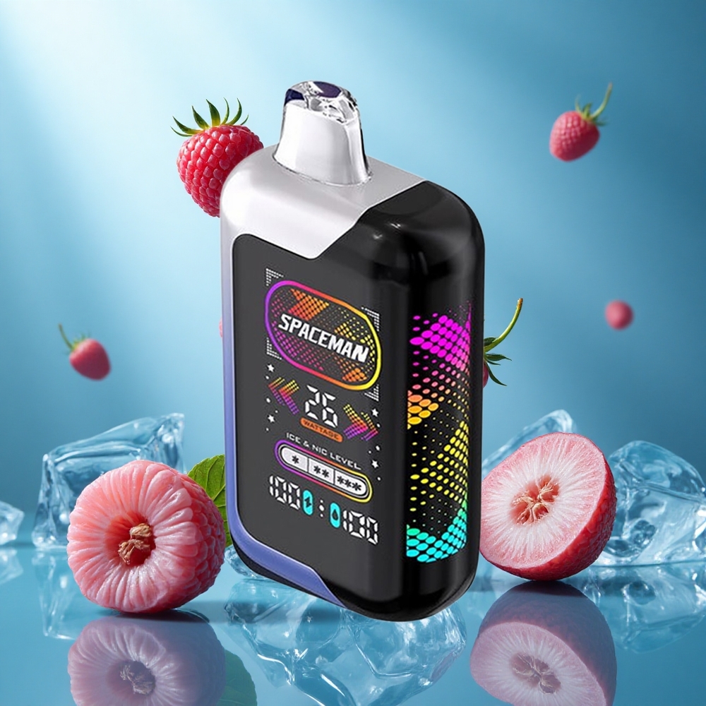 SMOK SPACEMAN SP40000 Wegwerp Vape Blauwe Framboos IJs - 40000 Pufs 20ml Vloeistof Type-C Opladen