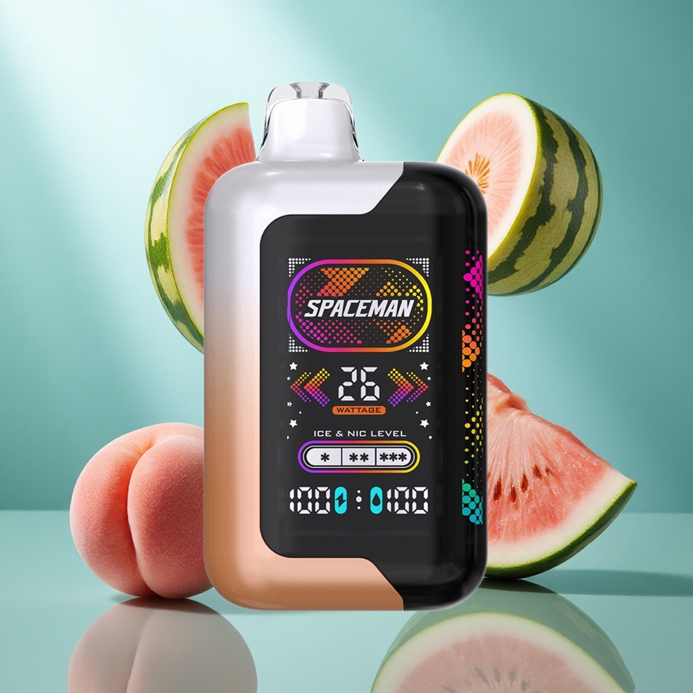 SMOK SPACEMAN SP40000 Wegwerp Vape Juicy Peach Watermelon 40000 Puffs 20ml Sappig Perzik Watermeloen