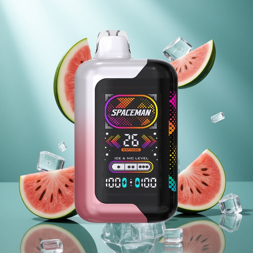 SMOK SPACEMAN SP40000 Wegwerp Vape Watermeloen IJs 20ml Vloeistof  1000mAh Batterij