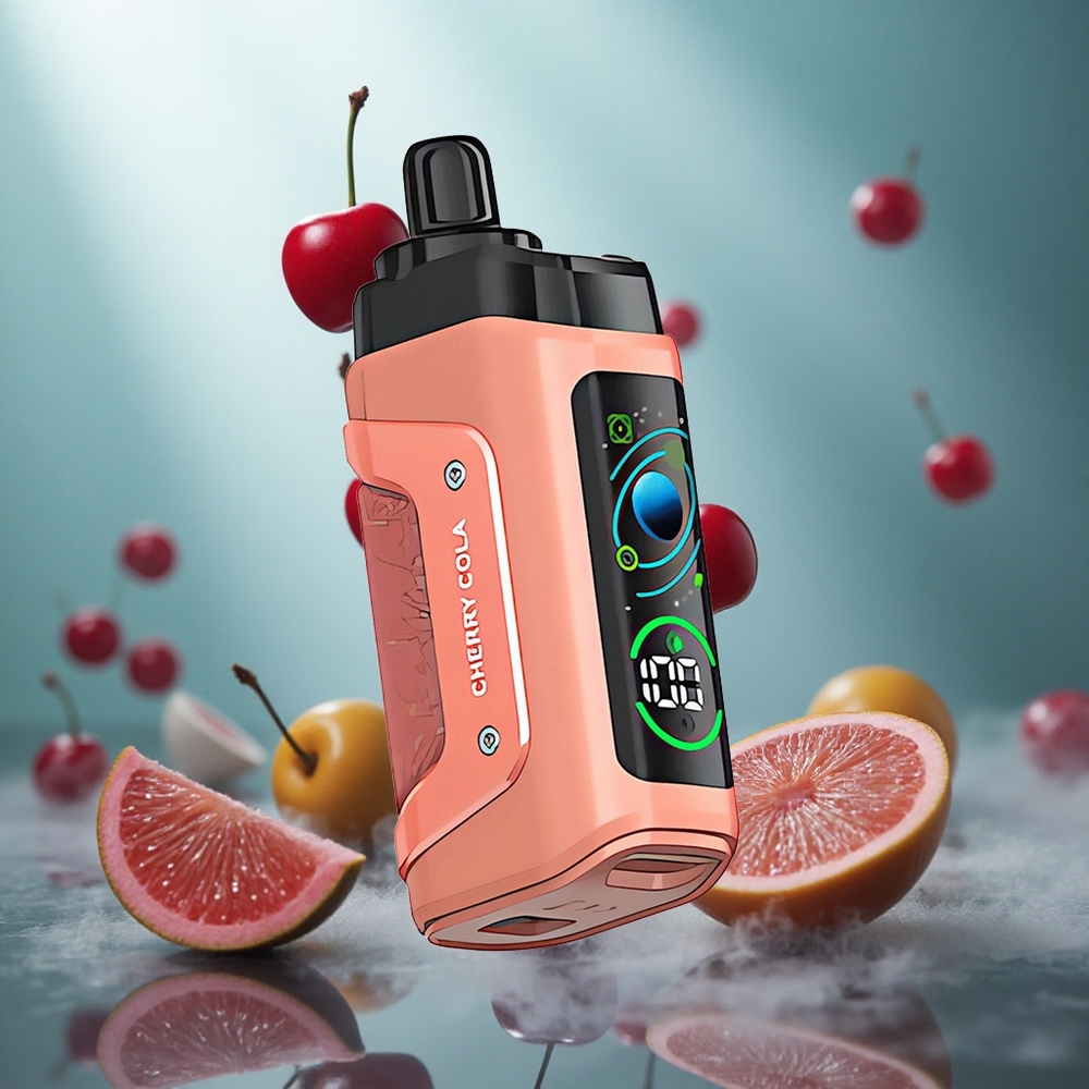 Razz Bar 45000 Puffs Wegwerp Vape Kersen Cola met 1.0 Ohm Mesh Coil & Type-C Oplaadbaar