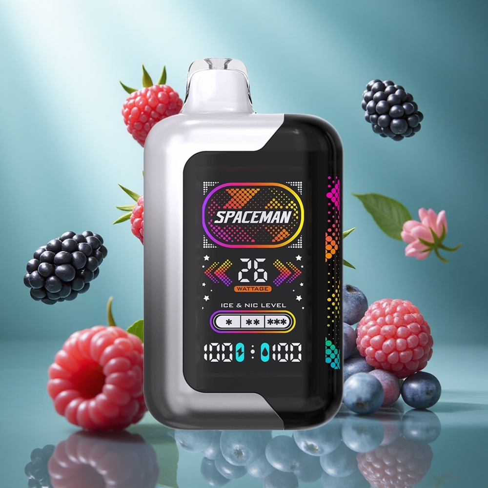 SMOK SPACEMAN SP40000 Wegwerp Vape Braam Framboos 40000 Puffs 20ml