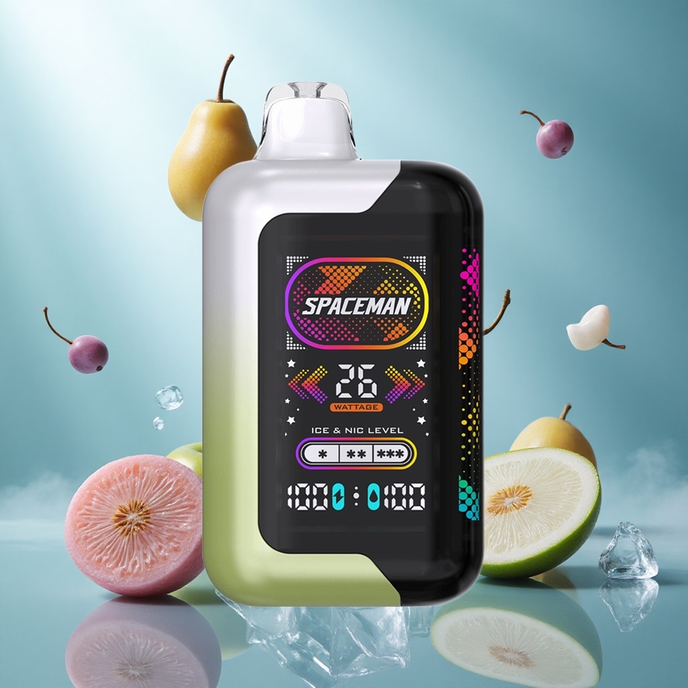 SMOK SPACEMAN SP40000 Wegwerp Vape Witte Druif IJs - 40000 Puffs - 20ml Vloeistofcapaciteit