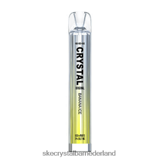 SKE wegwerpvape met kristallen staaf bananen ijs - SKE vape Nederland 2FV8J62