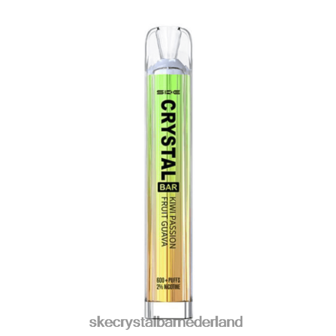 SKE wegwerpvape met kristallen staaf kiwi-passievrucht-guave - SKE vape Nederland 2FV8J82