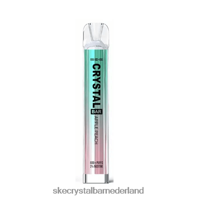 SKE wegwerpvape met kristallen staaf appel perzik - SKE crystal bar Nederland 2FV8J86