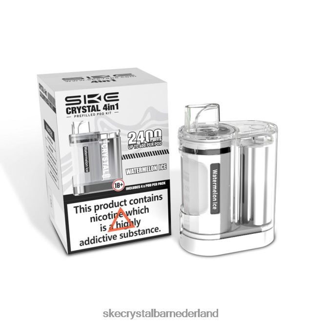 SKE crystal 2400 4-in-1-podset watermeloen ijs - SKE vape pen 2FV8J10